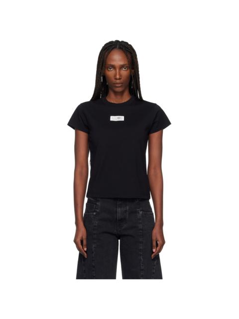 MM6 Maison Margiela Black Numeric Cotton T-shirt