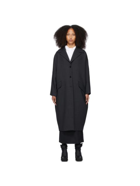 MM6 Maison Margiela Grey Cocoon Coat