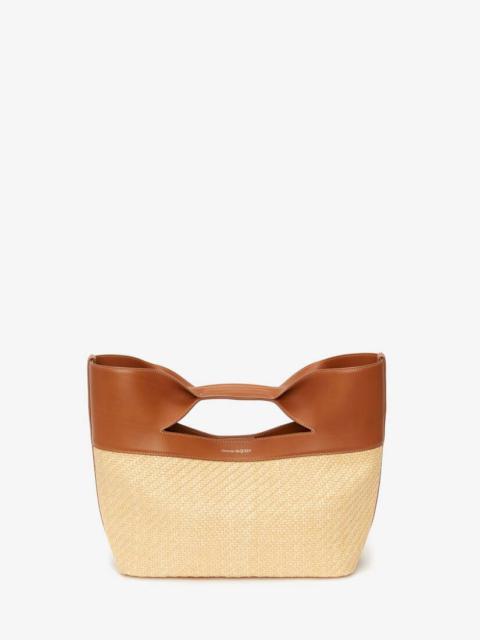 Alexander McQueen The Bow Small in Natural