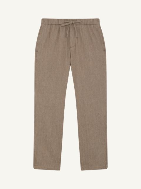FRESCOBOL CARIOCA OSCAR COTTON-CASHMERE TROUSERS