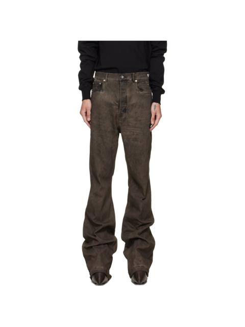 Rick Owens DRKSHDW Gray Tower Bolan Bootcut Jeans