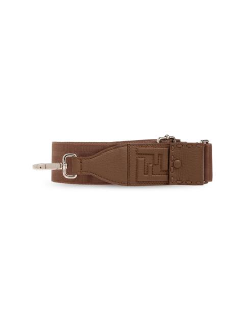 FENDI monogram-jacquard bag strap