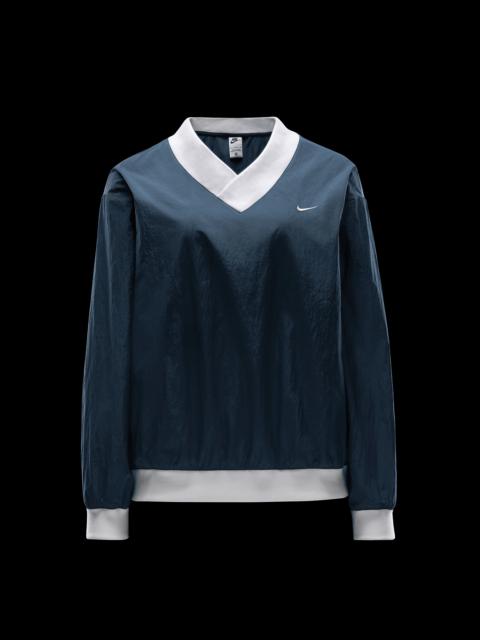 Nike Sportswear Essential Women's Loose UV Woven Long-Sleeve V-Neck Top