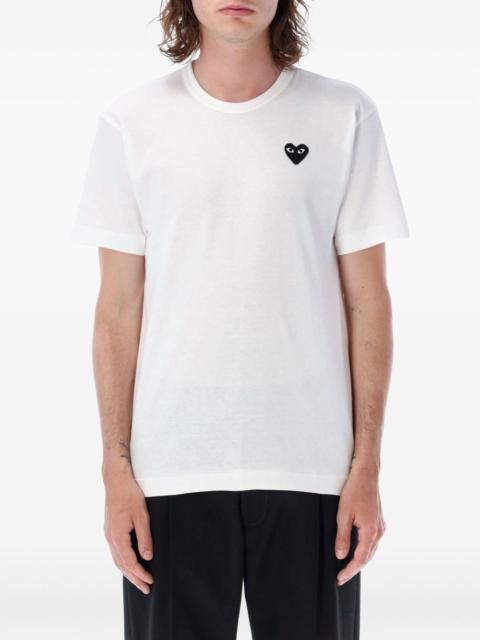 Comme des Garçons PLAY logo-embroidery T-shirt