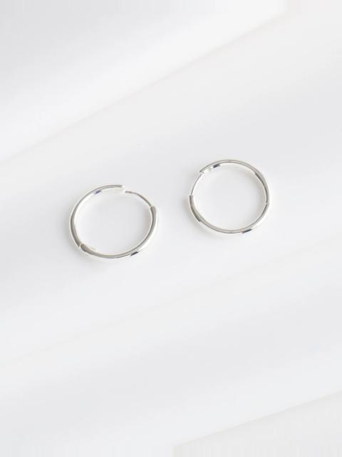 Madewell Demi-Fine Medium Hoop Earrings