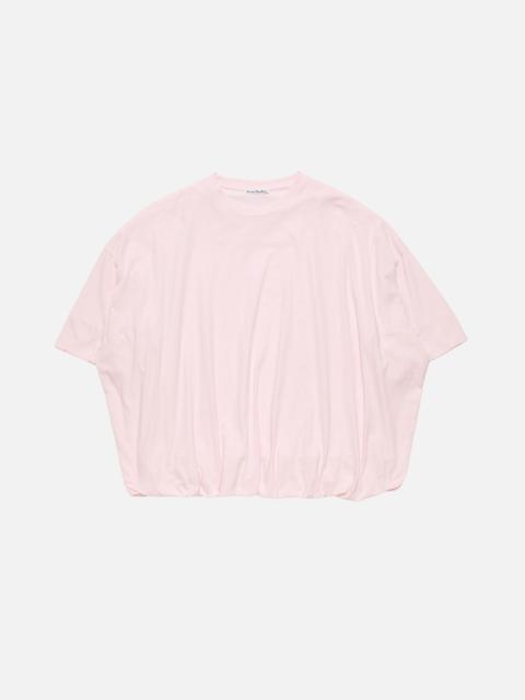 Acne Studios Gathered logo t-shirt - Baby pink