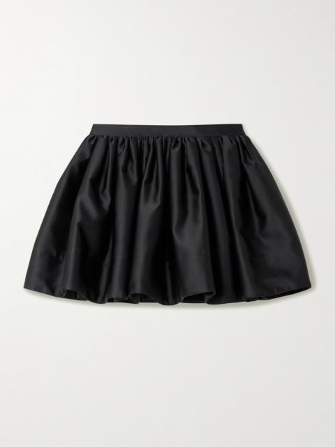 rabanne Gathered Mikado Mini Skirt