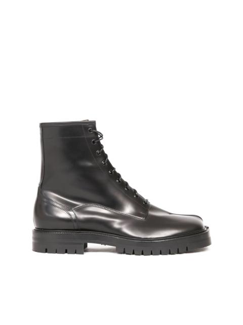 Tabi split-toe lace-up boots