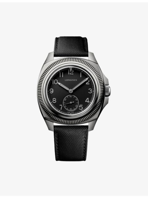 Longines L2.838.1.53.2 Pilot Majetek Pioneer Edition Titanium Automatic Watch