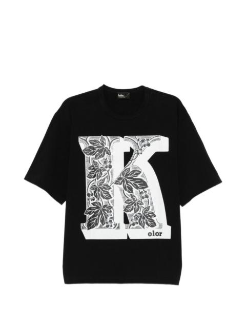 Kolor logo-print T-shirt