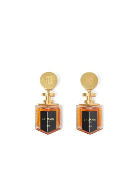 Balmain Perfume Earrings in White