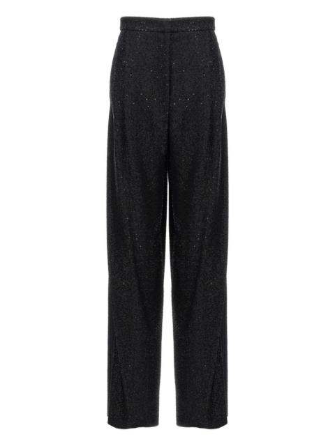 Max Mara sequin-appliqué trousers