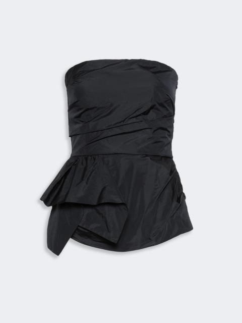 Max Mara LACCIO Taffeta corset top - ULTRAMARINE