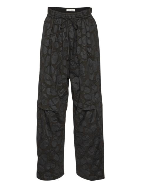 HENRIK VIBSKOV drawstring print trousers