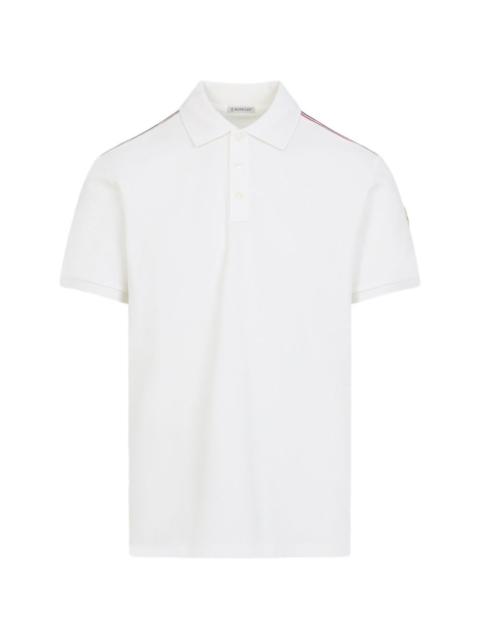 Moncler stripe polo shirt