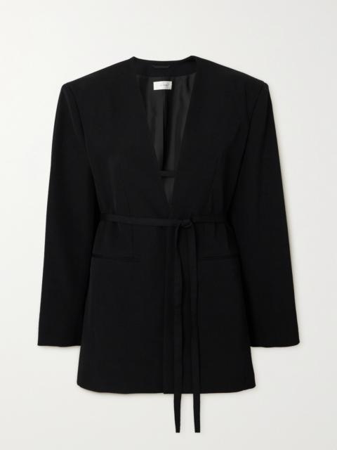 The Row Clio Belted Wool Blazer