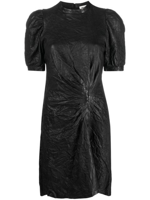 Zadig & Voltaire short-sleeved leather dress