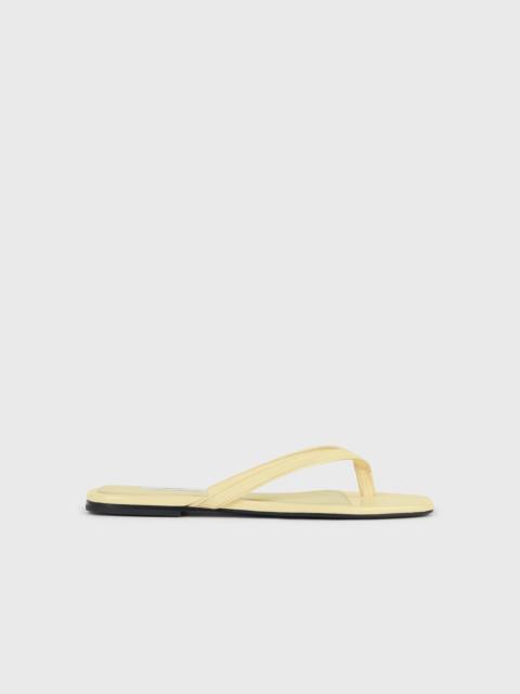 TOTEME Naplack flip flops buttercup