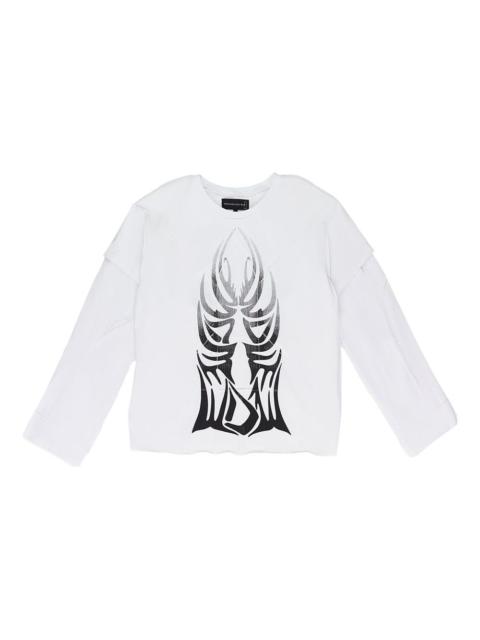 WHO DECIDES WAR Winged Gradient T-shirt