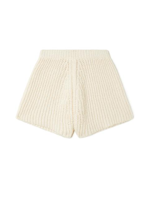 Alanui Lush Nature Knit Shorts