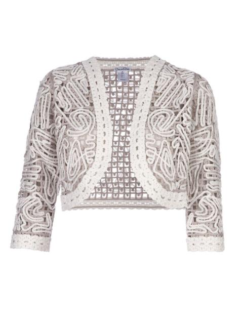 Oscar de la Renta cotton bolero