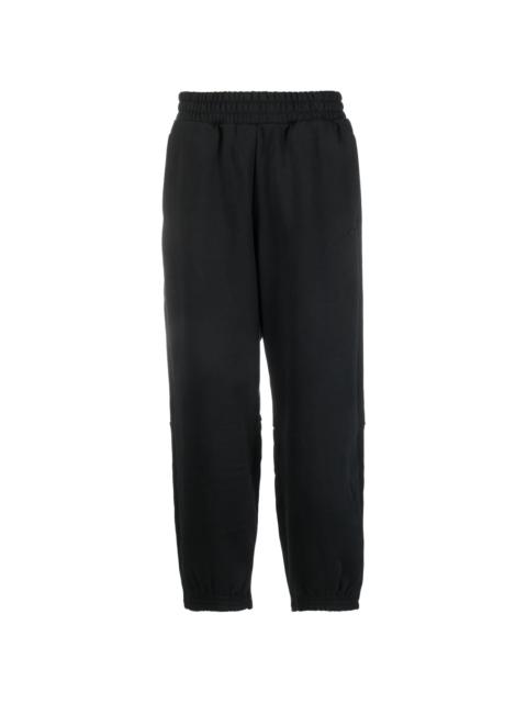 cropped loose-fit track pants