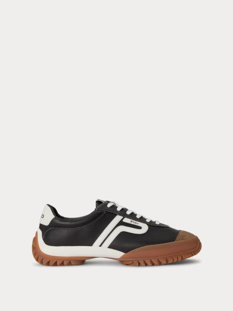 Polo Ralph Lauren Leather Treaded Low-Top Sneaker