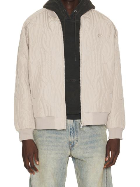 Filling Pieces Quilted Bomber Jacket