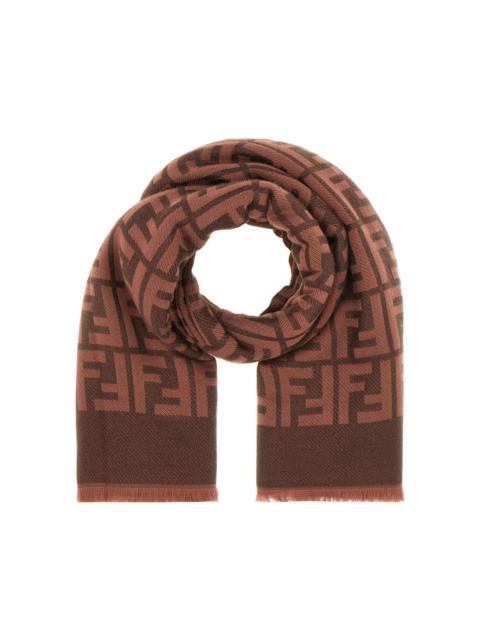 FENDI logo-jacquard scarf