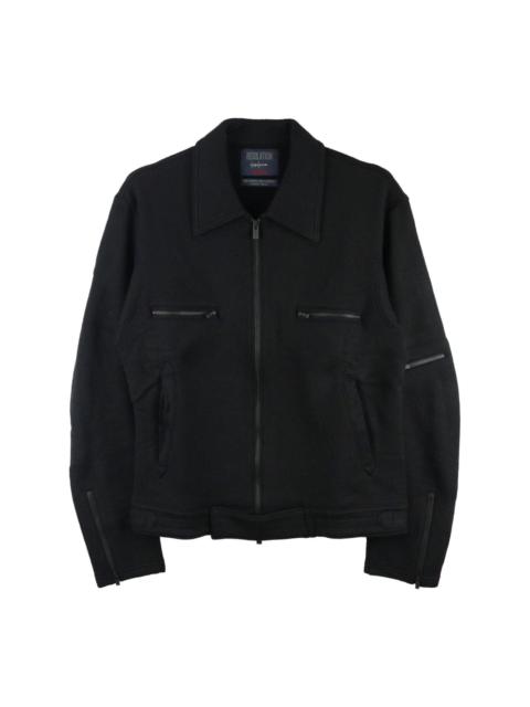 Yohji Yamamoto zipped biker jacket