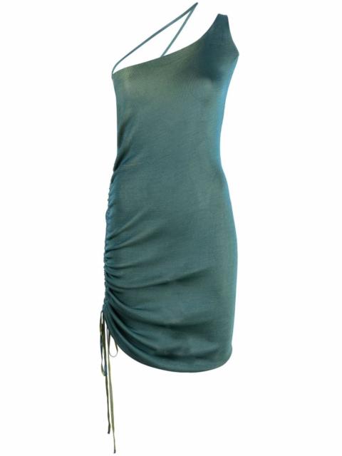 ISA BOULDER reversible asymmetric knitted dress