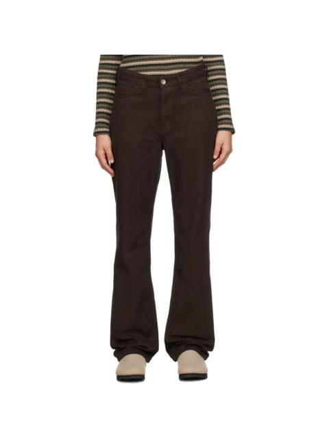 【関税込み】YMC ブラウン Patti ジーンズ YMC Brown Patti Jeans | REVERSIBLE
