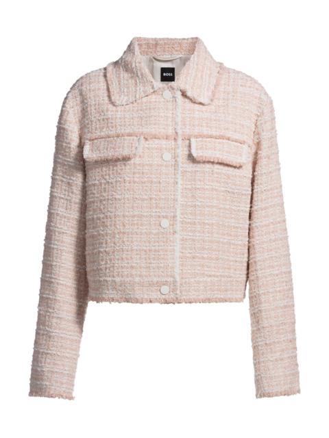 BOSS REGULAR-FIT TWEED JACKET