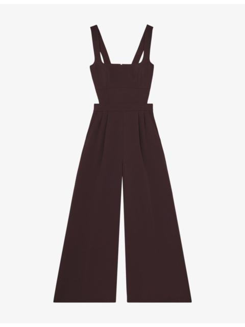 REISS Dion Wide-Leg Woven Jumpsuit