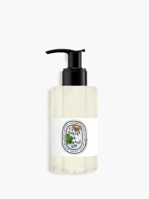 Diptyque Lemongrass & Geranium - Perfumed cleansing body gel