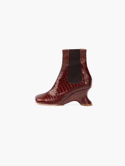 A.W.A.K.E. MODE LORA WEDGE BOOT BROWN