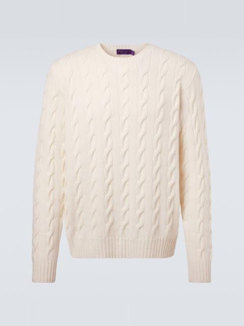 Ralph Lauren Cable-knit cashmere sweater