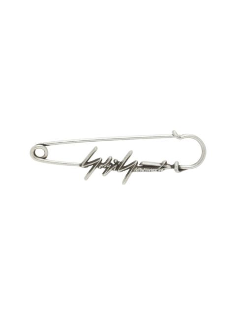 Yohji Yamamoto Silver Safety Pin Brooch
