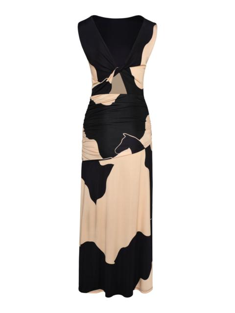 Johanna Ortiz Horizonte Mistico Maxi Dress multi