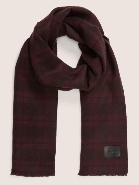 Vince Hamilton Plaid Wool-Cashmere Scarf