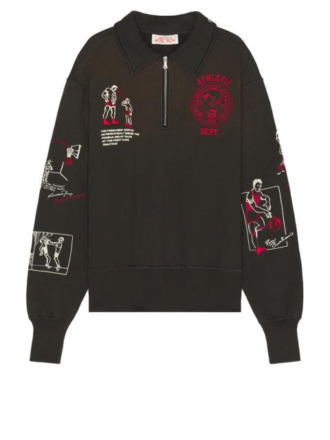 samuel zelig Varsity 1/4 Zip Sweater