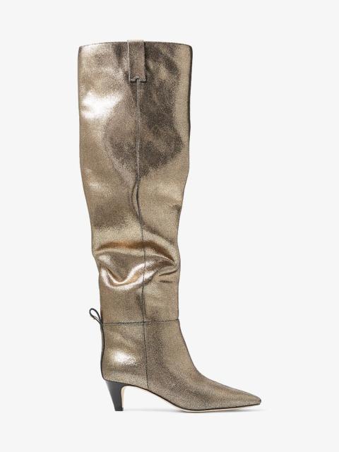 MICHAEL KORS Daniela Metallic Leather Boot