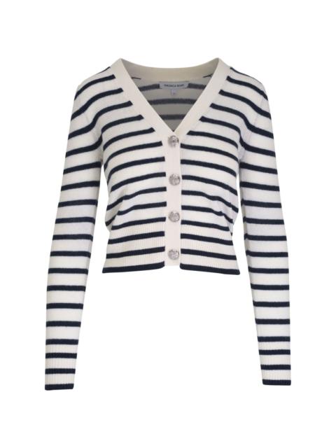 striped cardigan