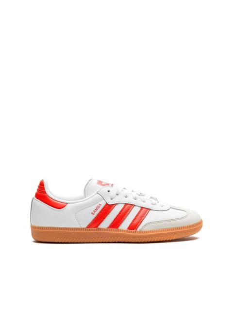 adidas Samba "White/Solar Red" sneakers
