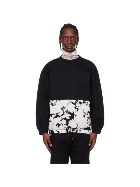 Dries Van Noten Black Printed Sweatshirt