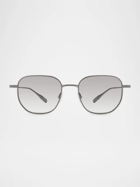 BARTON PERREIRA Men's Revere 50MM Titanium Square Sunglasses