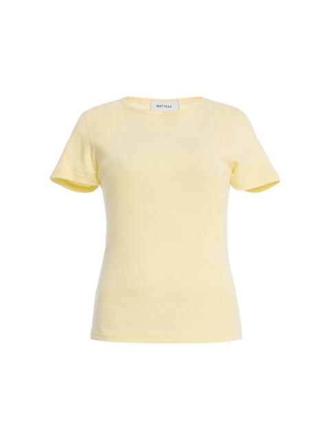 MATTEAU Cotton Baby T-Shirt yellow