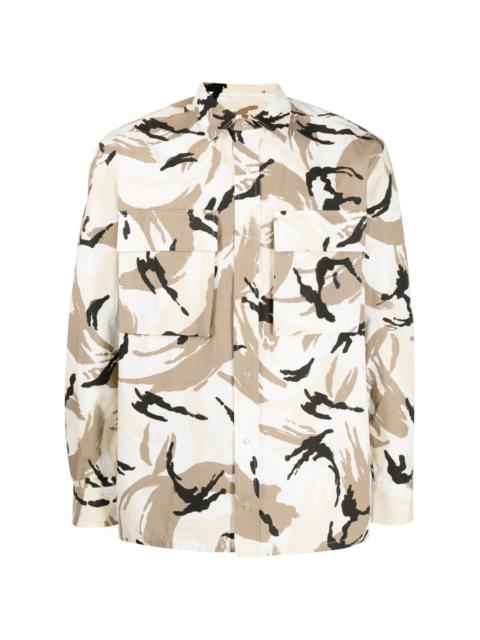 KENZO camouflage-print shirt