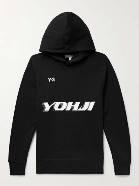 Y-3 Printed Cotton-Jersey Hoodie