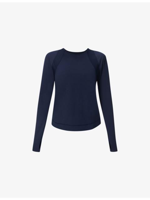 Sweaty Betty Breathe Easy Long-Sleeved Stretch-Woven Top